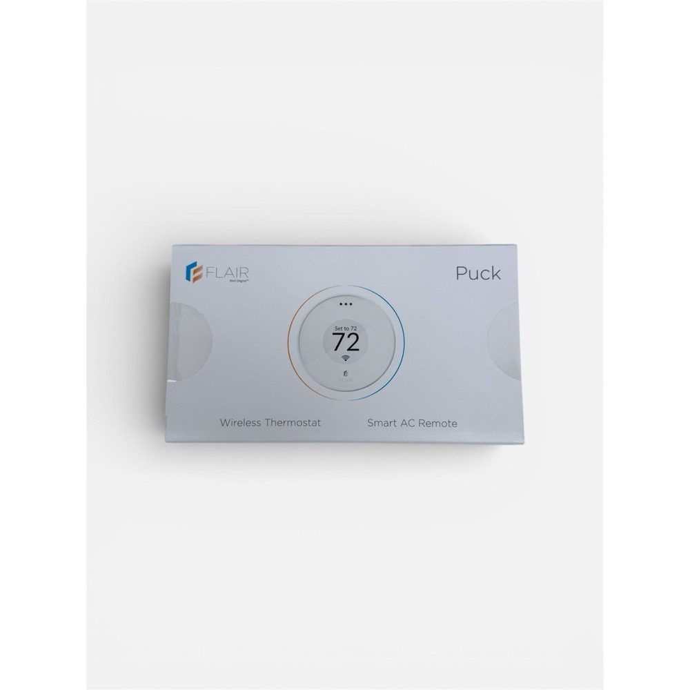 Flair Puck Pro Wireless Thermostat w/batteries and USB cable - New in OEM Box